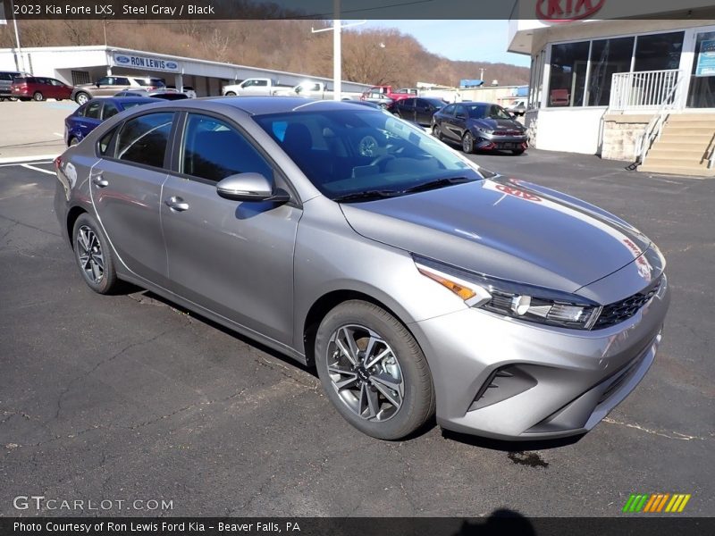 Steel Gray / Black 2023 Kia Forte LXS