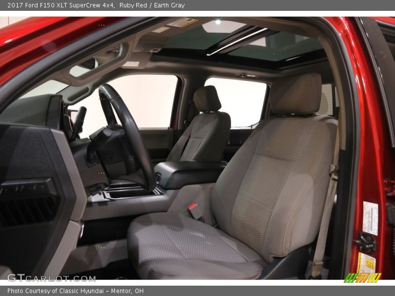 Ruby Red / Earth Gray 2017 Ford F150 XLT SuperCrew 4x4