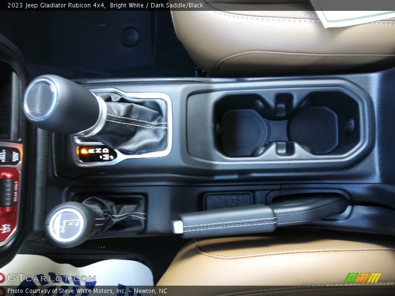 Bright White / Dark Saddle/Black 2023 Jeep Gladiator Rubicon 4x4