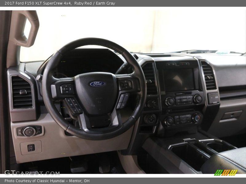 Ruby Red / Earth Gray 2017 Ford F150 XLT SuperCrew 4x4