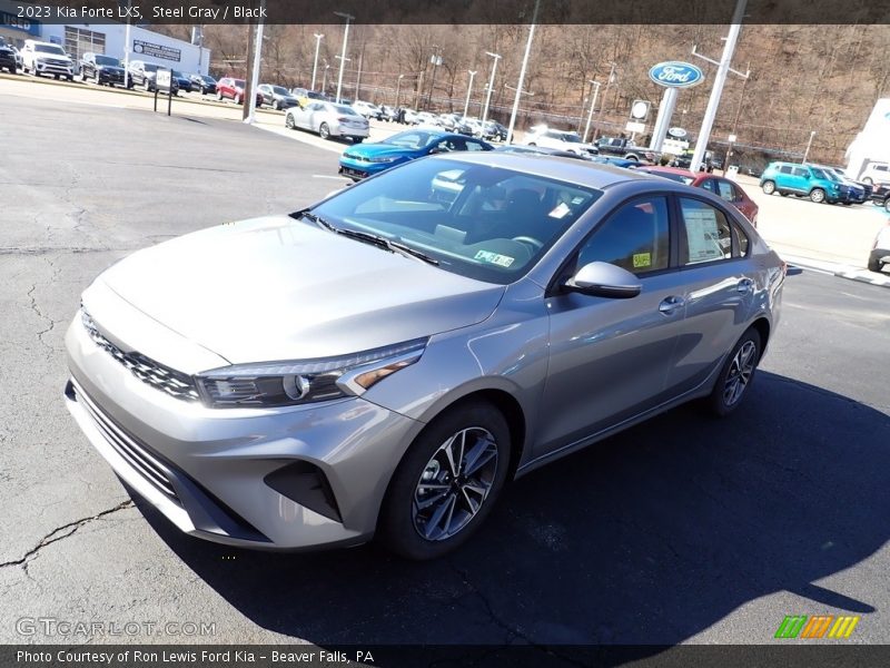 Steel Gray / Black 2023 Kia Forte LXS