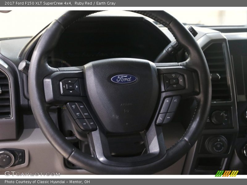 Ruby Red / Earth Gray 2017 Ford F150 XLT SuperCrew 4x4