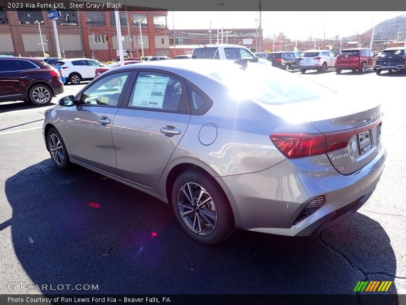 Steel Gray / Black 2023 Kia Forte LXS