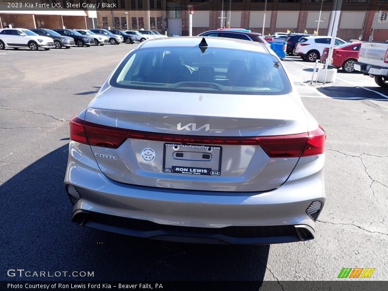 Steel Gray / Black 2023 Kia Forte LXS