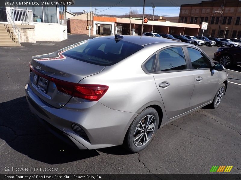 Steel Gray / Black 2023 Kia Forte LXS