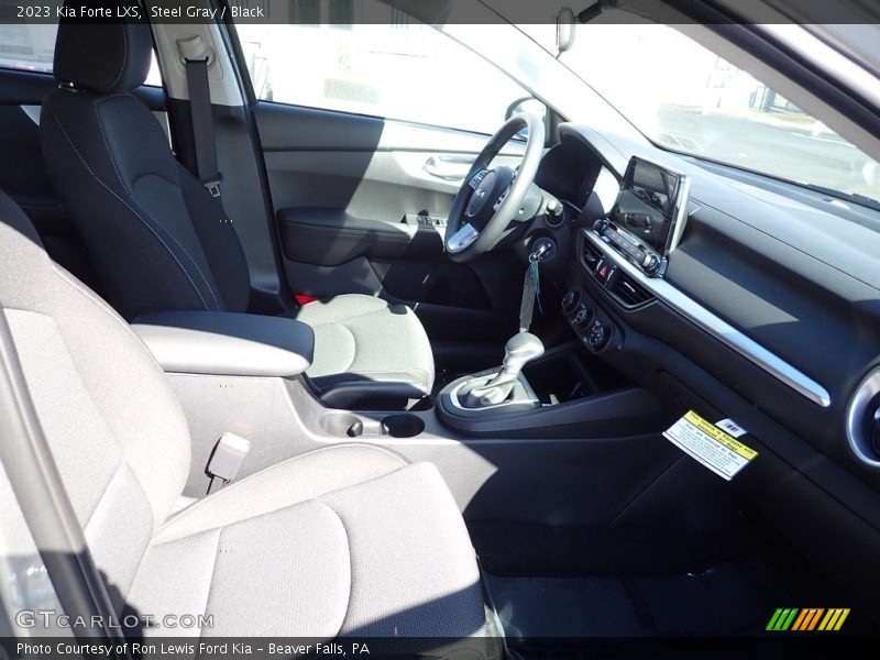 Steel Gray / Black 2023 Kia Forte LXS