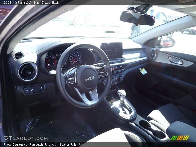 Steel Gray / Black 2023 Kia Forte LXS