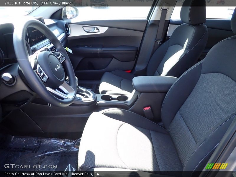 Steel Gray / Black 2023 Kia Forte LXS
