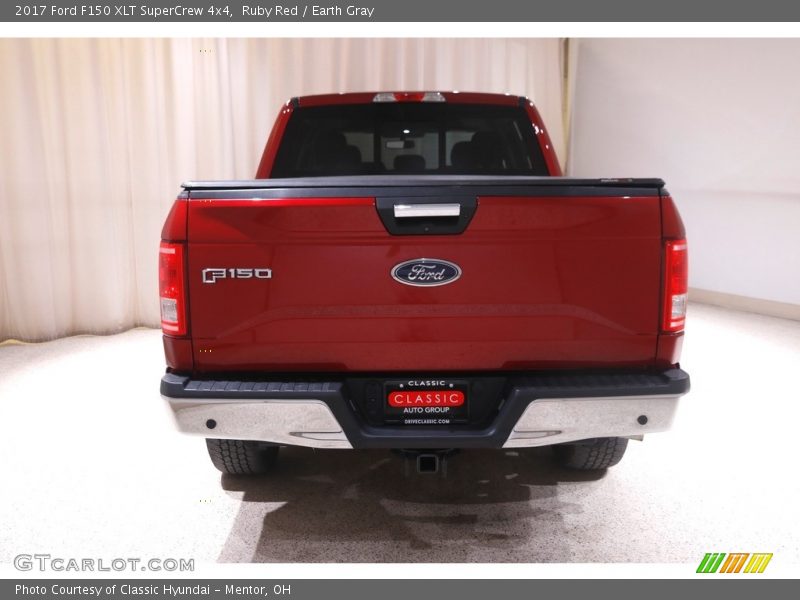 Ruby Red / Earth Gray 2017 Ford F150 XLT SuperCrew 4x4