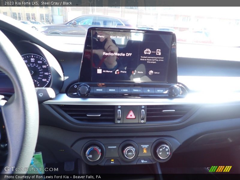 Steel Gray / Black 2023 Kia Forte LXS
