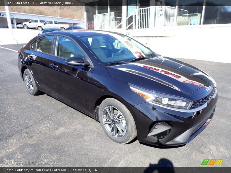 Aurora Black / Black 2023 Kia Forte LXS