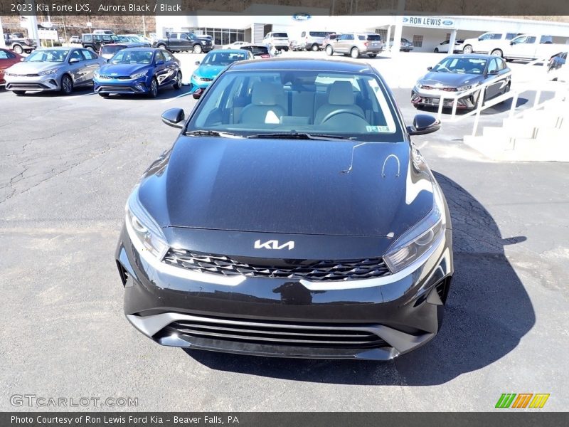 Aurora Black / Black 2023 Kia Forte LXS