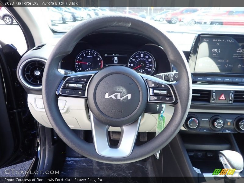 Aurora Black / Black 2023 Kia Forte LXS