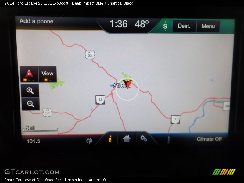 Deep Impact Blue / Charcoal Black 2014 Ford Escape SE 1.6L EcoBoost