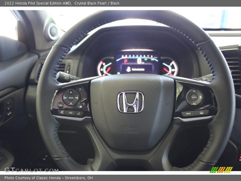 Crystal Black Pearl / Black 2022 Honda Pilot Special Edition AWD