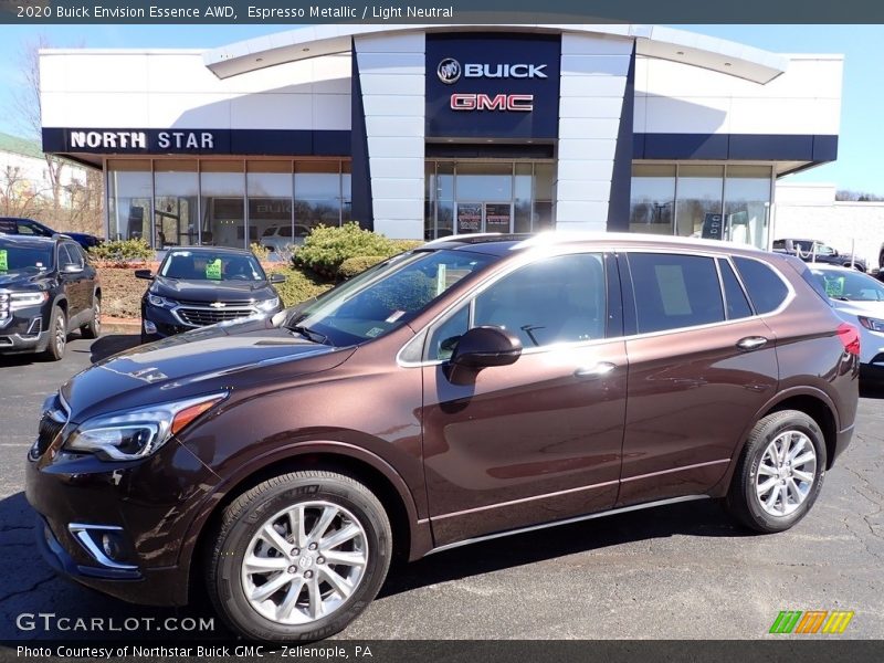 Espresso Metallic / Light Neutral 2020 Buick Envision Essence AWD