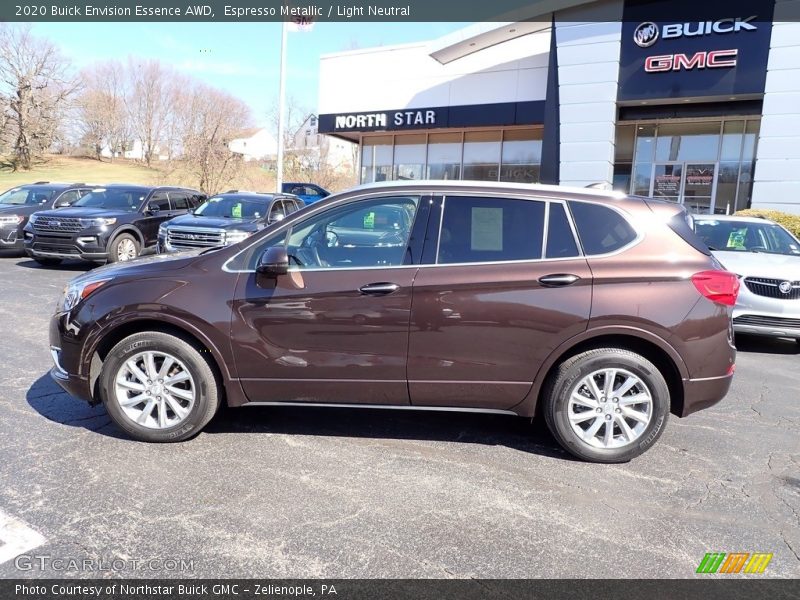 Espresso Metallic / Light Neutral 2020 Buick Envision Essence AWD