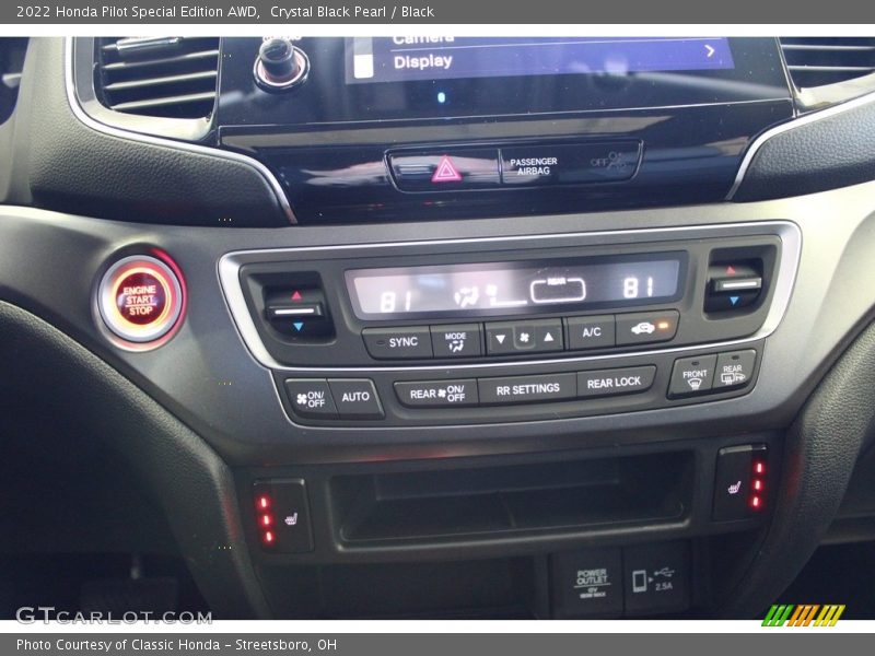 Crystal Black Pearl / Black 2022 Honda Pilot Special Edition AWD