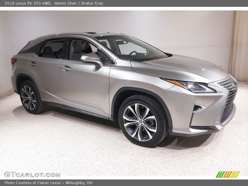 Atomic Silver / Stratus Gray 2019 Lexus RX 350 AWD