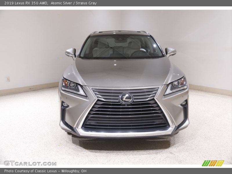 Atomic Silver / Stratus Gray 2019 Lexus RX 350 AWD
