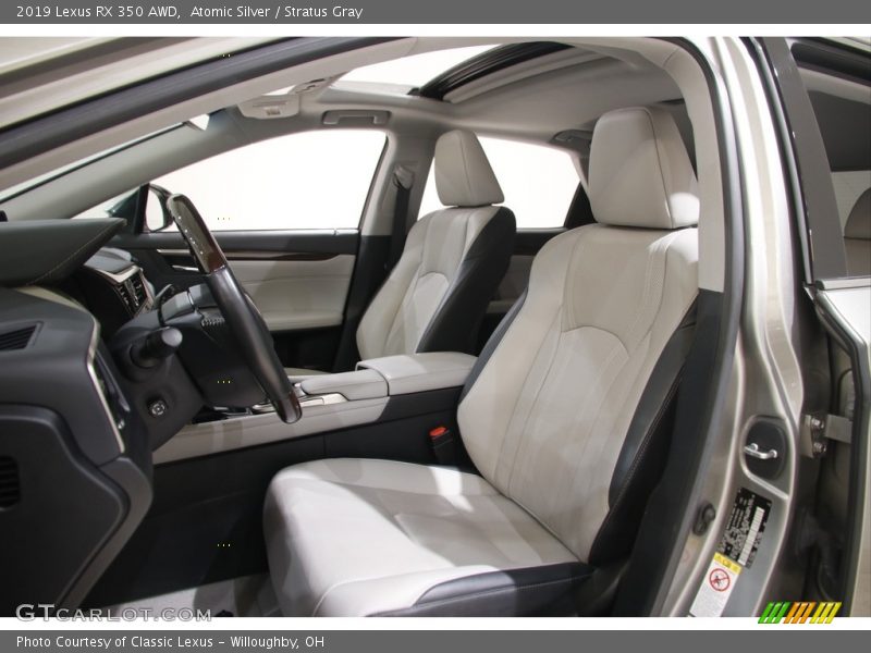 Atomic Silver / Stratus Gray 2019 Lexus RX 350 AWD