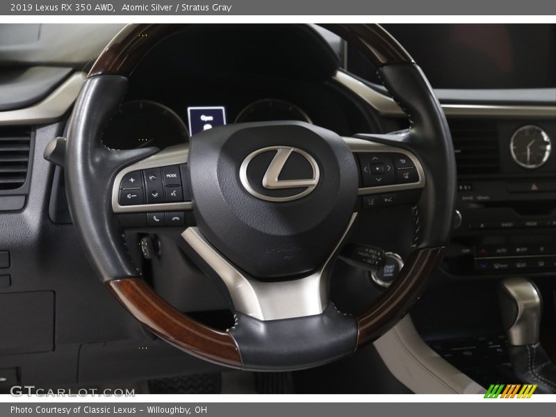 Atomic Silver / Stratus Gray 2019 Lexus RX 350 AWD
