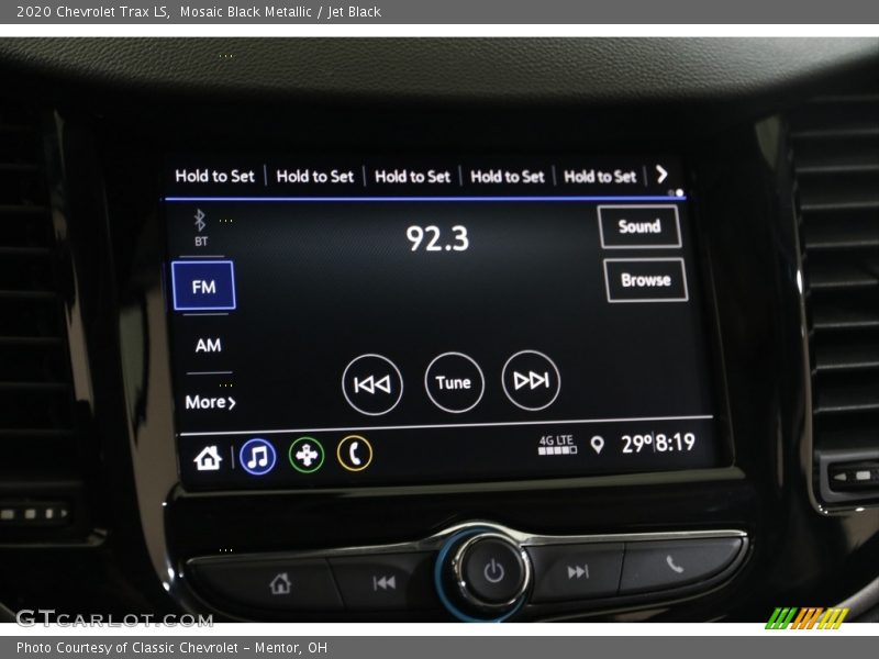 Mosaic Black Metallic / Jet Black 2020 Chevrolet Trax LS
