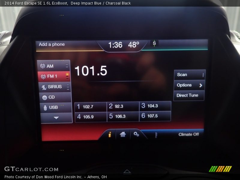 Deep Impact Blue / Charcoal Black 2014 Ford Escape SE 1.6L EcoBoost