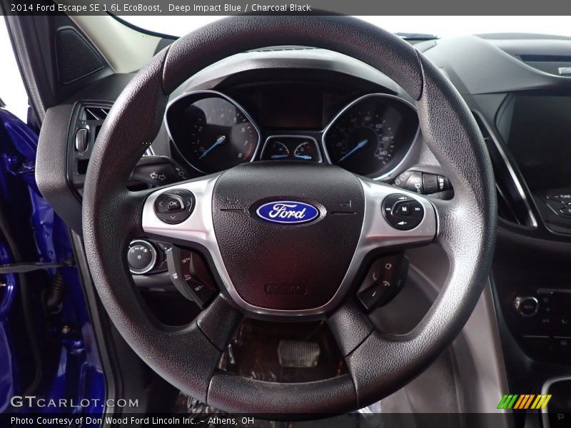 Deep Impact Blue / Charcoal Black 2014 Ford Escape SE 1.6L EcoBoost