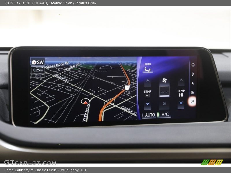 Atomic Silver / Stratus Gray 2019 Lexus RX 350 AWD