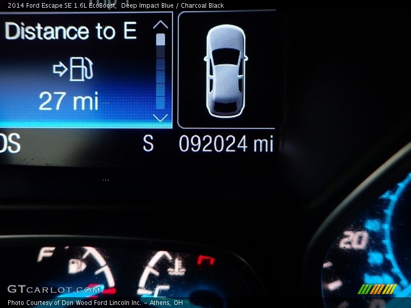 Deep Impact Blue / Charcoal Black 2014 Ford Escape SE 1.6L EcoBoost