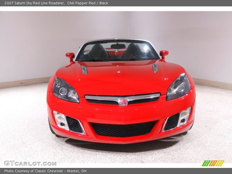 Chili Pepper Red / Black 2007 Saturn Sky Red Line Roadster