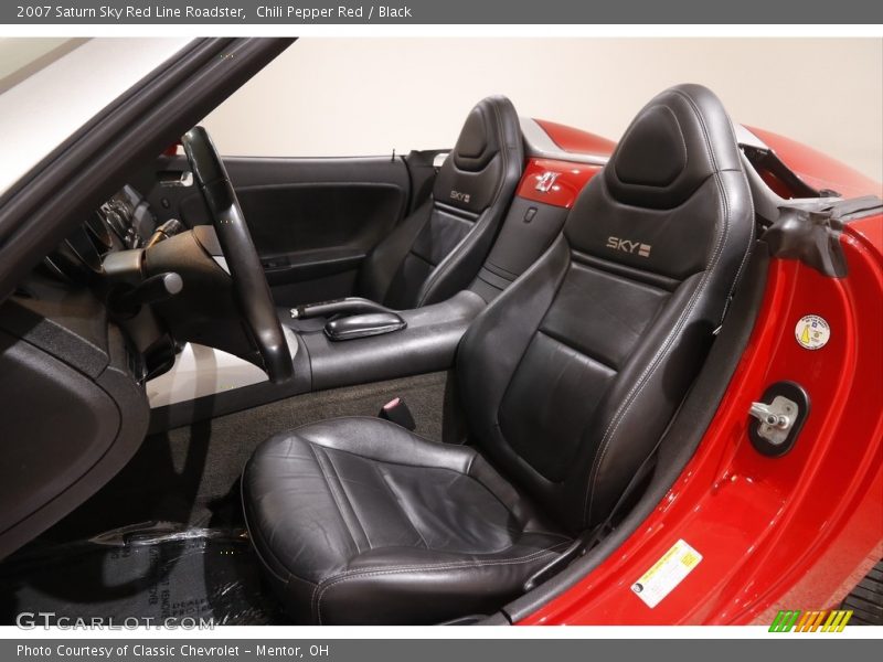 Chili Pepper Red / Black 2007 Saturn Sky Red Line Roadster