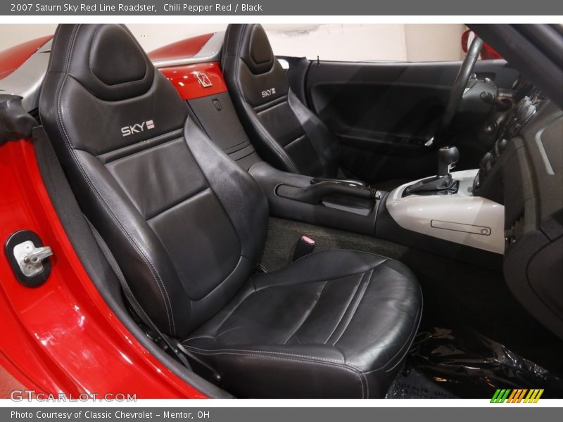 Chili Pepper Red / Black 2007 Saturn Sky Red Line Roadster