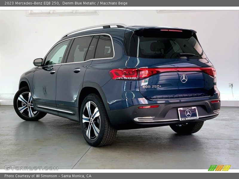 Denim Blue Metallic / Macchiato Beige 2023 Mercedes-Benz EQB 250