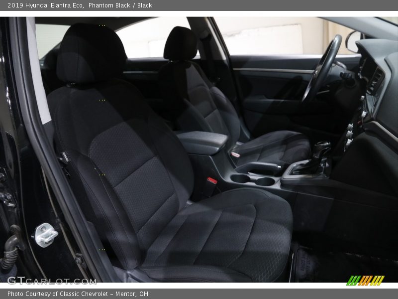 Front Seat of 2019 Elantra Eco