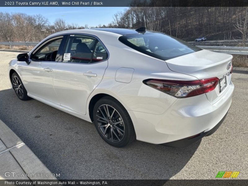 Wind Chill Pearl / Black 2023 Toyota Camry XLE AWD