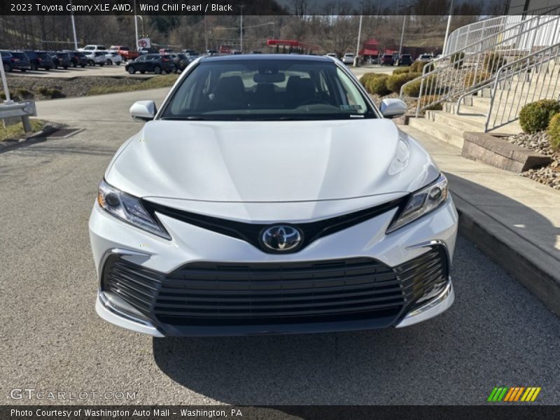 Wind Chill Pearl / Black 2023 Toyota Camry XLE AWD