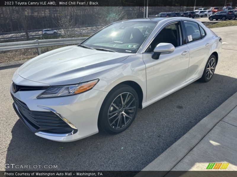 Wind Chill Pearl / Black 2023 Toyota Camry XLE AWD