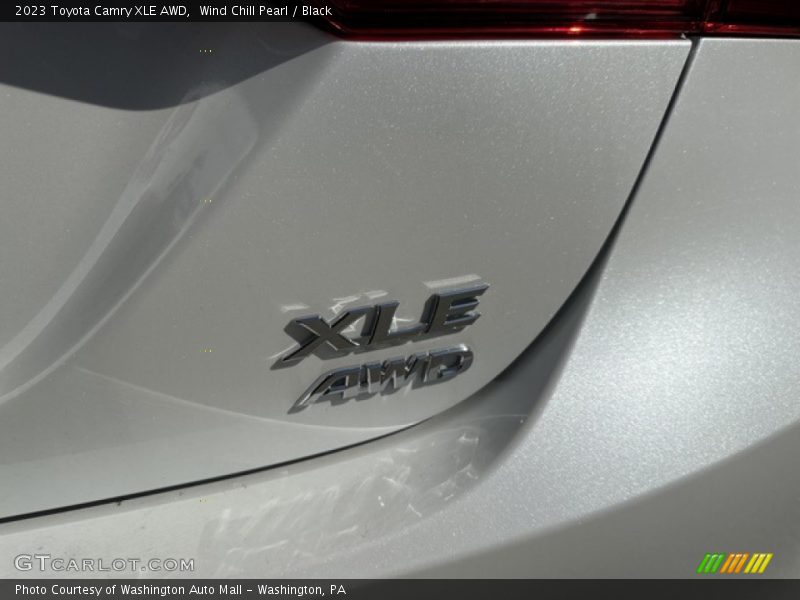 Wind Chill Pearl / Black 2023 Toyota Camry XLE AWD