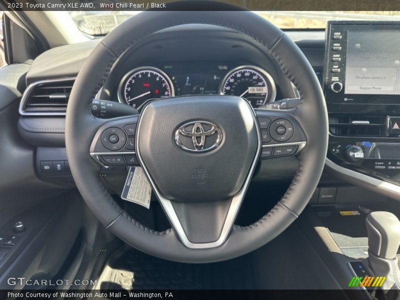 Wind Chill Pearl / Black 2023 Toyota Camry XLE AWD