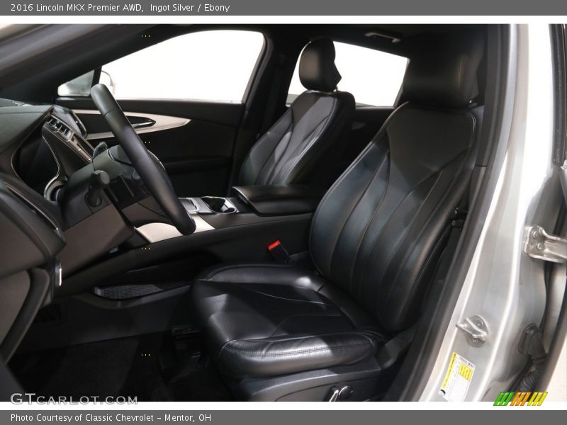 Ingot Silver / Ebony 2016 Lincoln MKX Premier AWD