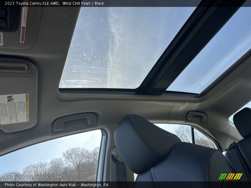 Wind Chill Pearl / Black 2023 Toyota Camry XLE AWD