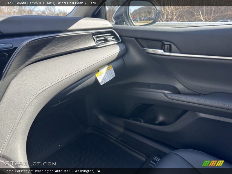 Wind Chill Pearl / Black 2023 Toyota Camry XLE AWD