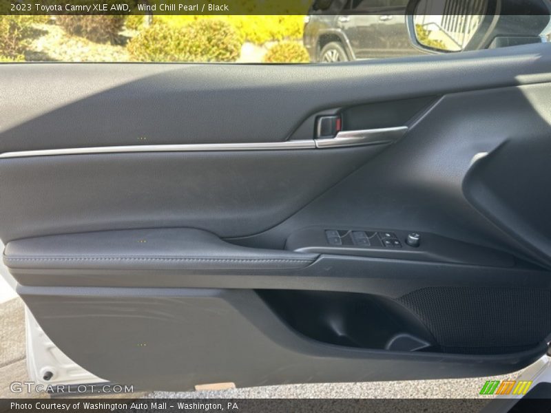 Wind Chill Pearl / Black 2023 Toyota Camry XLE AWD