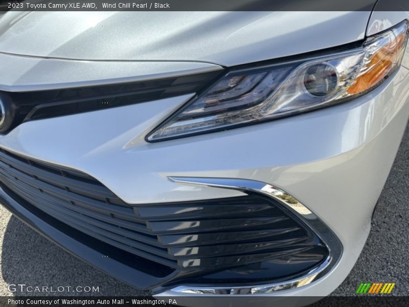 Wind Chill Pearl / Black 2023 Toyota Camry XLE AWD