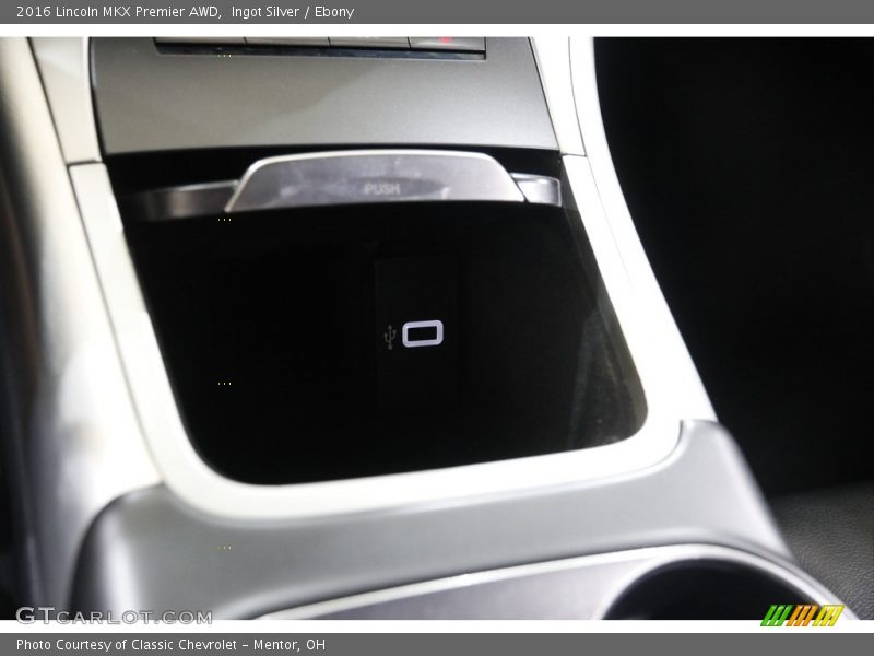 Ingot Silver / Ebony 2016 Lincoln MKX Premier AWD