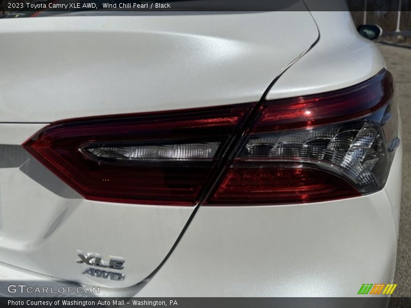 Wind Chill Pearl / Black 2023 Toyota Camry XLE AWD