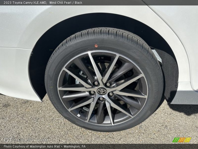 Wind Chill Pearl / Black 2023 Toyota Camry XLE AWD