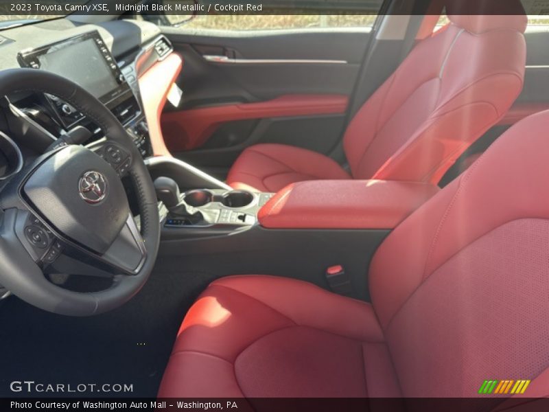 Midnight Black Metallic / Cockpit Red 2023 Toyota Camry XSE